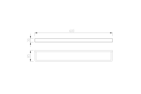 Полотенцедержатель ABBER Westen AA1755 хром