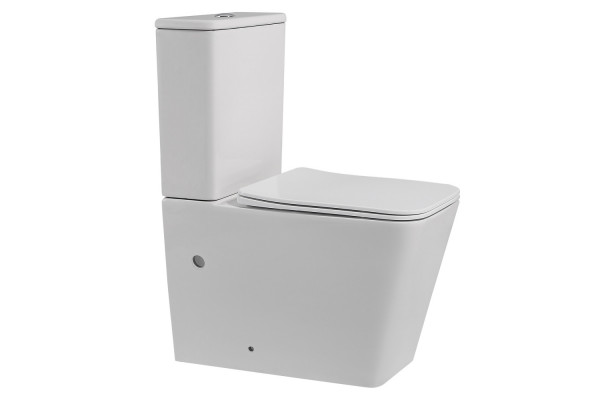 Унитаз ABBER Rechteck AC1210 компакт белый, безободковый