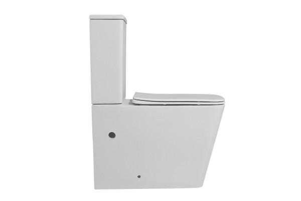 Унитаз ABBER Rechteck AC1210 компакт белый, безободковый