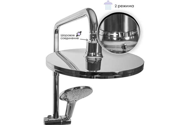 Душевая система Grocenberg GB7001 Хром 45693