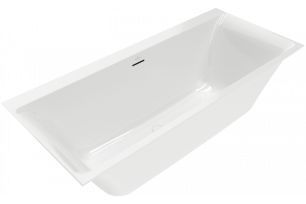 UBQ170SBW2DV-01 SUBWAY 3.0 Ванна 1700x750x480, материал кварил Quaryl®, слив/перелив + ножки
