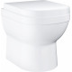 Унитаз приставной Grohe Euro Ceramic 3932900H белый, прямоугольный, 37.2x48 см