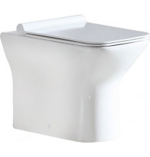 Унитаз приставной BelBagno Romano BB248CBR белый, прямоугольный, 36.5x55 см