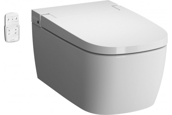 Унитаз подвесной VitrA V-Care 5674B003-6193 Basic белый, овальный, 38x80 см