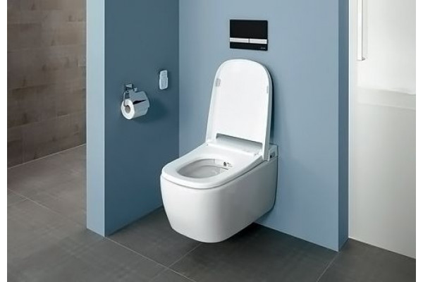 Унитаз подвесной VitrA V-Care 5674B003-6193 Basic белый, овальный, 38x80 см