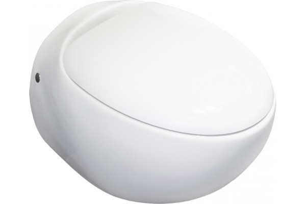 Унитаз подвесной Sanita luxe Ringo RNGSLWH0104 белый, овальный, 40x56 см