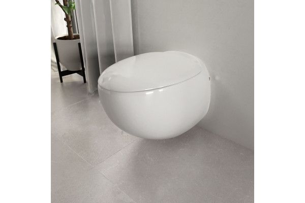Унитаз подвесной Sanita luxe Ringo RNGSLWH0104 белый, овальный, 40x56 см