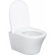 Унитаз подвесной Damixa Skyline DX35C1700SC с микролифтом, белый, овальный, 36.5x48.5 см
