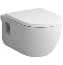 Унитаз подвесной Am.Pm Like C801701SC FlashClean с микролифтом, белый, овальный, 35.5x53 см