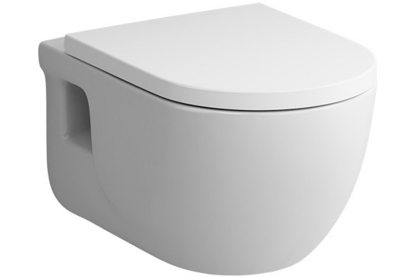 Унитаз подвесной Am.Pm Like C801701SC FlashClean с микролифтом, белый, овальный, 35.5x53 см