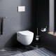 Унитаз подвесной Am.Pm Like C801701SC FlashClean с микролифтом, белый, овальный, 35.5x53 см