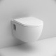 Унитаз подвесной Am.Pm Like C801701SC FlashClean с микролифтом, белый, овальный, 35.5x53 см