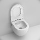 Унитаз подвесной Am.Pm Like C801701SC FlashClean с микролифтом, белый, овальный, 35.5x53 см