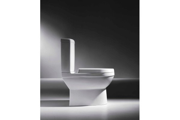 Унитаз-компакт Bravat New Moon с микролифтом, 38x63.5 см