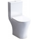 Унитаз-компакт Damixa Sirius DX86C8600SC безободковый, с микролифтом, 37.5x60.5 см
