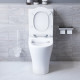 Унитаз-компакт Damixa Sirius DX86C8600SC безободковый, с микролифтом, 37.5x60.5 см