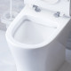 Унитаз-компакт Damixa Sirius DX86C8600SC безободковый, с микролифтом, 37.5x60.5 см
