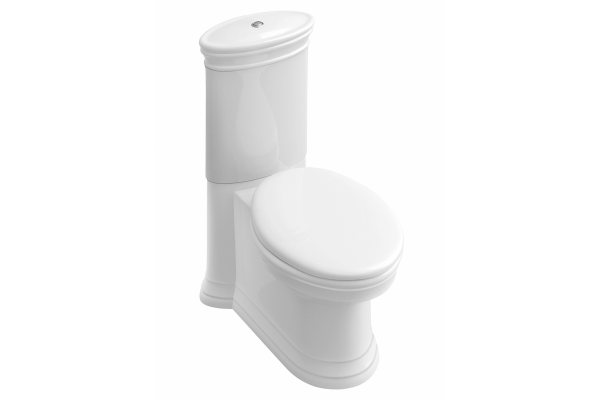 Унитаз-компакт Villeroy & Boch Amadea alpin белый, овальный, 36.5x71 см