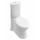 Унитаз-компакт Villeroy & Boch Amadea alpin белый, овальный, 36.5x71 см