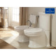 Унитаз-компакт Villeroy & Boch Amadea alpin белый, овальный, 36.5x71 см