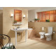 Унитаз-компакт Villeroy & Boch Amadea alpin белый, овальный, 36.5x71 см