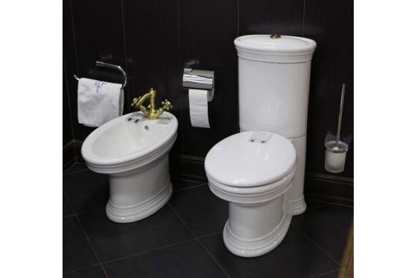 Унитаз-компакт Villeroy & Boch Amadea alpin белый, овальный, 36.5x71 см