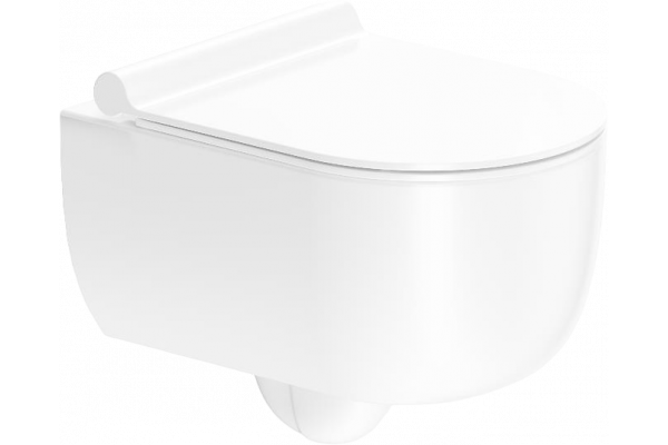 Унитаз подвесной Damixa Scandinavian Pure DX36C1701SC с микролифтом, безободковый, 36x50 см