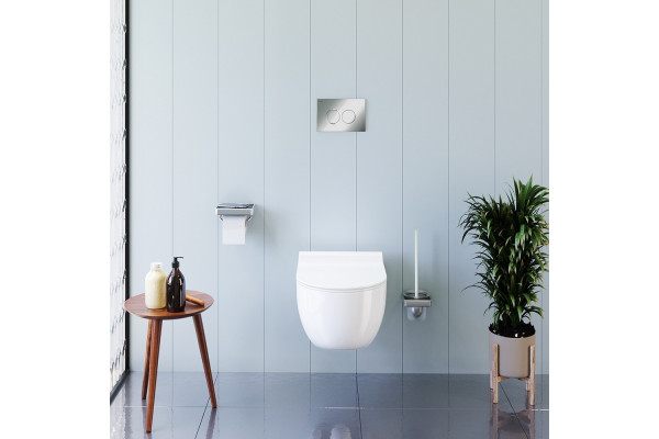 Унитаз подвесной Damixa Scandinavian Pure DX36C1701SC с микролифтом, безободковый, 36x50 см