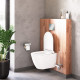 Унитаз подвесной Damixa Apollo DX22C1700SC с микролифтом, безободковый, 36x53 см