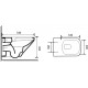Унитаз подвесной Vincea Neo VT1-17 белый 37x54 см