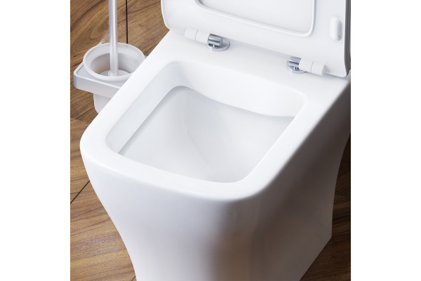 Унитаз-компакт Damixa Titan DX78C8600SC безободковый, с микролифтом, 37.5x60.5 см