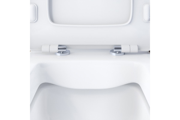 Унитаз-компакт Damixa Titan DX78C8600SC безободковый, с микролифтом, 37.5x60.5 см