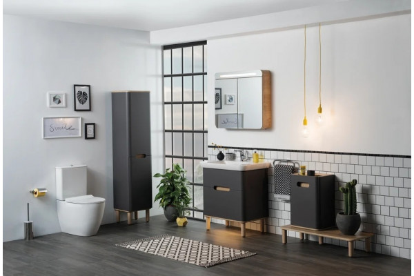 Унитаз-компакт VitrA Sento Rim-Ex 9830B003-7203 с микролифтом, 37.5x65 см