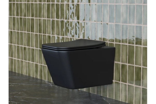 Унитаз подвесной Ceramica Nova Metric CN3007MB 34.5x51 см