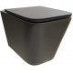 Унитаз подвесной Cerutti Spa Maiella Aria CT9163 безободковый, с микролифтом, 35x49 см