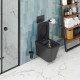 Унитаз подвесной Cerutti Spa Maiella Aria CT9163 безободковый, с микролифтом, 35x49 см