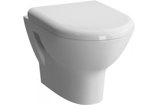 Унитаз подвесной VitrA Zentrum 55795B003-0075 белый, овальный, 35.5x50 см