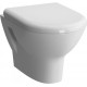 Унитаз подвесной VitrA Zentrum 55795B003-0075 белый, овальный, 35.5x50 см