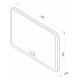 Зеркало Континент Demure LED 80х60 с многофункциональной панелью  в современном стиле