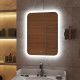 Зеркало Континент Glamour LED 50х70 с подсветкой в современном стиле