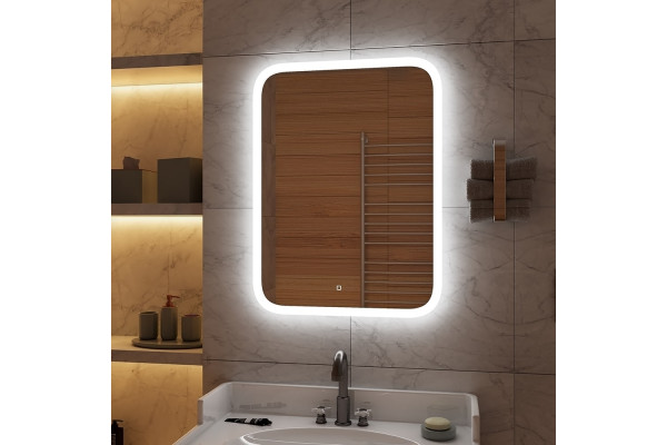 Зеркало Континент Glamour LED 70х90 с подсветкой в современном стиле