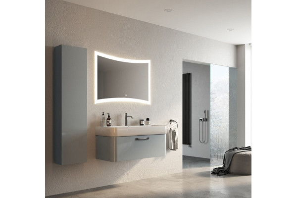 Зеркало Континент Silence LED 100х68 с подсветкой в современном стиле