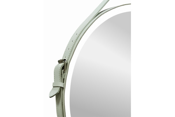 Зеркало Континент Millenium White LED 65х65 с подсветкой в современном стиле