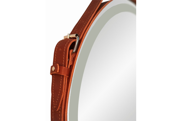 Зеркало Континент Millenium Brown LED 65х65 с подсветкой в современном стиле