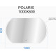 Зеркало Континент Polaris LED 100х60 с подсветкой в современном стиле