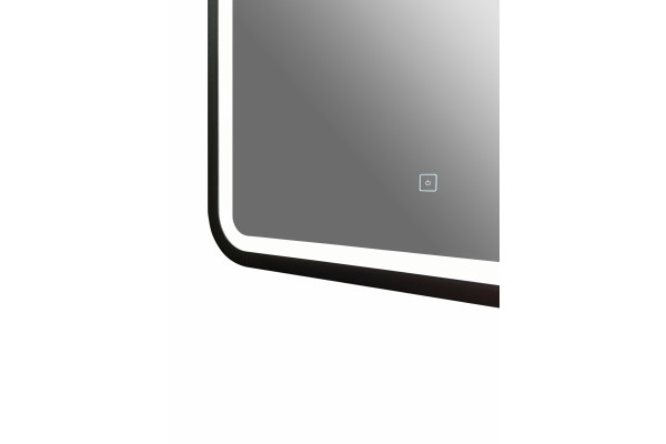 Зеркало Континент Enjoy Black LED 60х80 с подсветкой в современном стиле