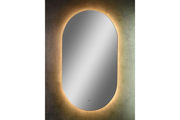 Зеркало Континент Fleur LED 65х110 с подсветкой, бесконтактным сенсором в современном стиле