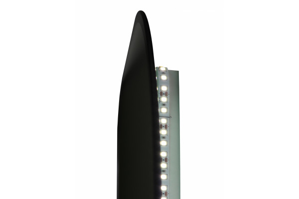 Зеркало Континент Torry LED 50х70 с подсветкой, бесконтактным сенсором, черной окантовкой  в современном стиле