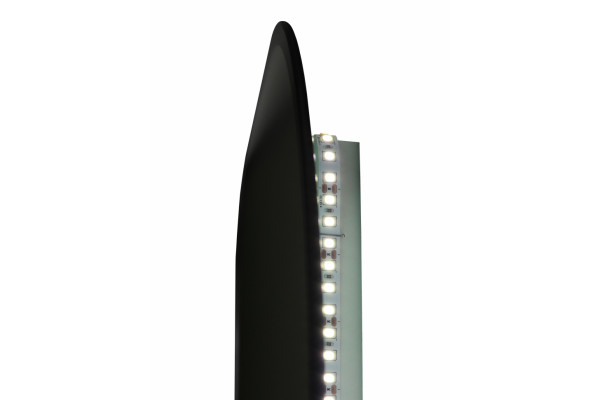 Зеркало Континент Torry LED 100х70 с подсветкой, бесконтактным сенсором, черной окантовкой  в современном стиле