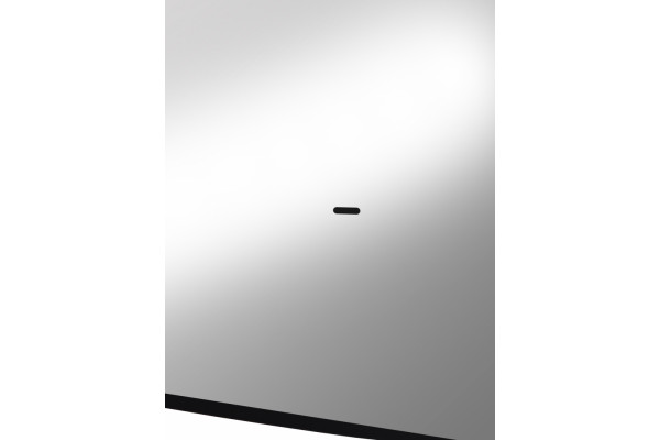 Зеркало Континент Torry LED 100х70 с подсветкой, бесконтактным сенсором, черной окантовкой  в современном стиле
